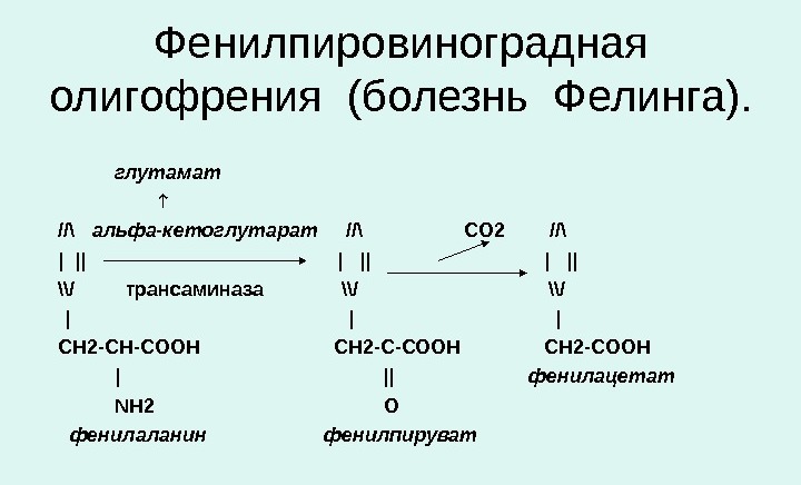 Фенилпировиноградная олигофрения